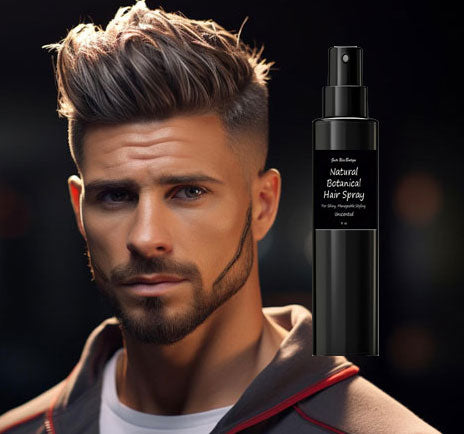Botanical Hair Spray All Natural With Nature Loving Extracts Light Weight Brushable Styling Non Aerosol Scented or Non Scent