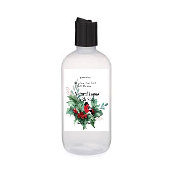 Natural Plant Based Liquid Dish Soap in Cozy Winter Scents Limited Time Only Effective Cleaning Power 8 oz Bottles Choose Scent