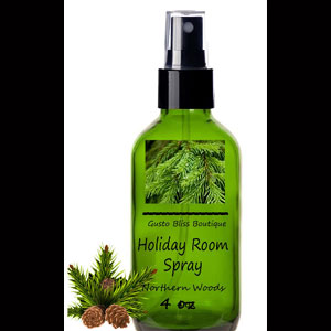 Holiday Room Refresher Spray For Home, Artificial Christmas Tree, Wreaths, Boughs All Natural Long Lasting 4 oz Bottles Holiday Scents