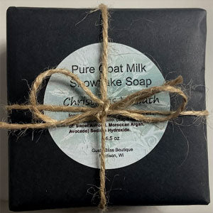 Goat Milk Soap Snowflake Intricate Details Perfect Luxurious Gift Large Snowflake 4.5 oz Limited Holiday Scents or Unscented