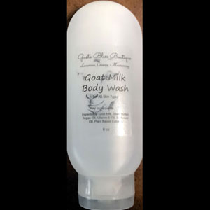 Goat Milk Body Wash Shower Soap Creamy Moisturizing Luxurious Natural Organic 8 ounce Liquid Bath Soap