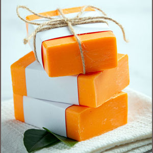 Pure Pumpkin and Raw Honey Soap Bar Luxurious Moisturizing With Organic Ingredients Large 6.5 Ounce Bars  Soft Autumnal Scent