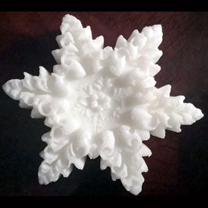 Goat Milk Soap Snowflake Intricate Details Perfect Luxurious Gift Large Snowflake 4.5 oz Limited Holiday Scents or Unscented