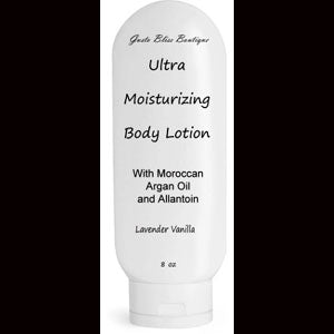 Ultra Moisturizing Body Lotion With Organic Moroccan Argan Oil & Allantoin - NO COCONUT OIL - Choose  Scent 8 ounce Bottle