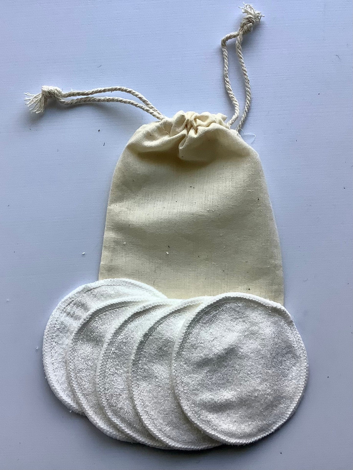 Eye Makeup Remover Oil Natural and Organic With 5 Cotton Washable Eye Makeup Remover Pads With Bag Safe Effective 2oz Bottle Choose Scent